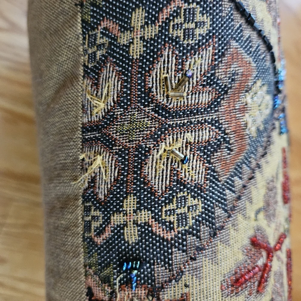 Set of Three Patterned Throw Pillows